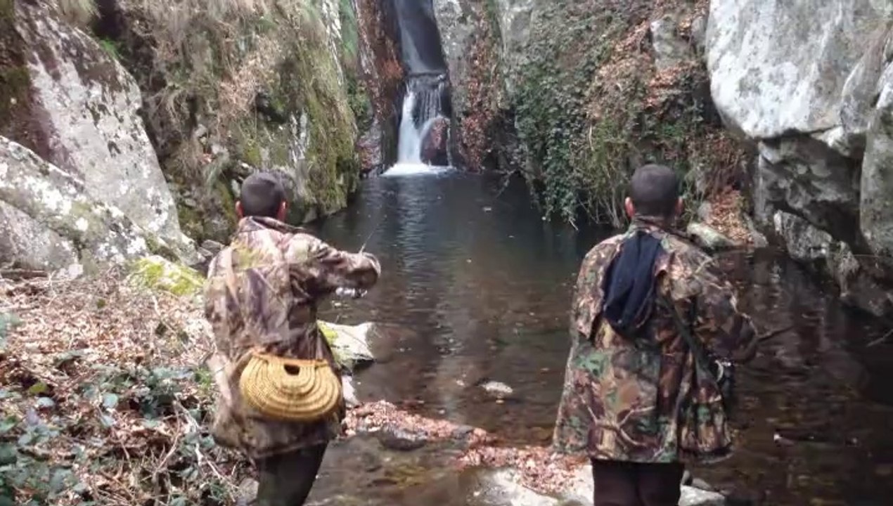 Pêche de la Truite en milieu escarpé