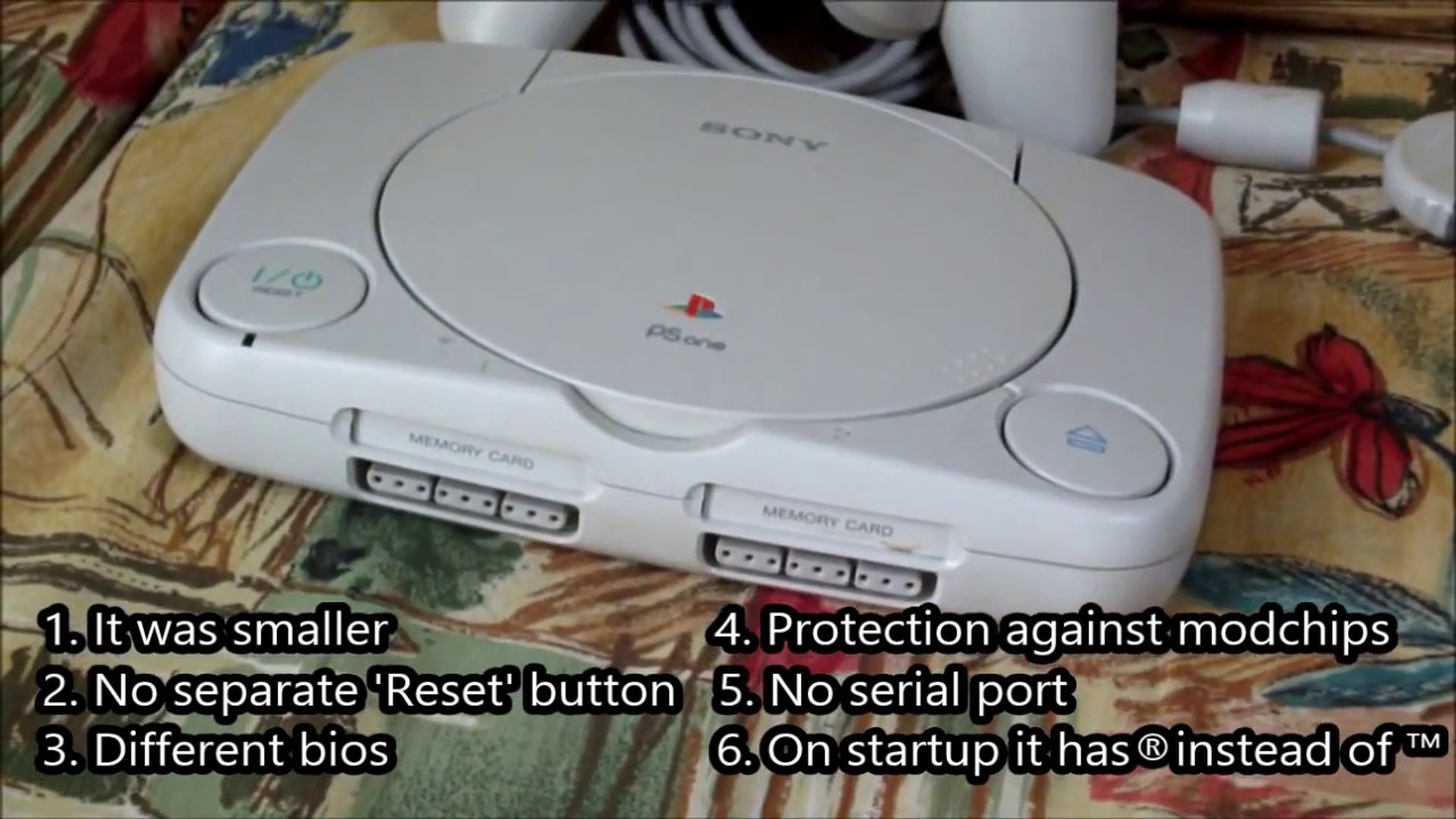 PSone | Playstation 1 slim | Ps1 slim review and overview - video  Dailymotion