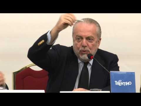 Napoli - De Laurentiis: Chiarezza su stadio o andiamo via da città (31.03.14)
