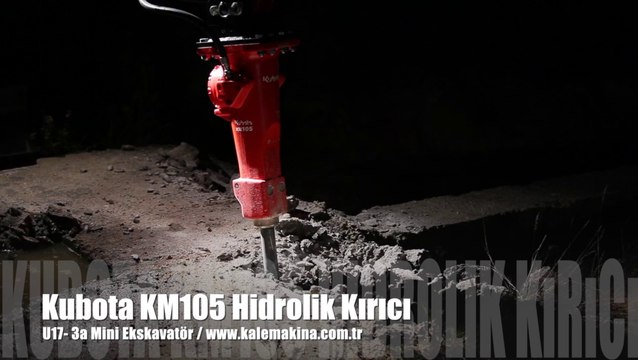 Kubota - U17-3 Mini Ekskavatör Yıkım Kırım Hafriyat İşleri