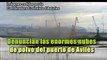 Ecologistas denuncian las enormes nubes de polvo de cemento del puerto de Avilés