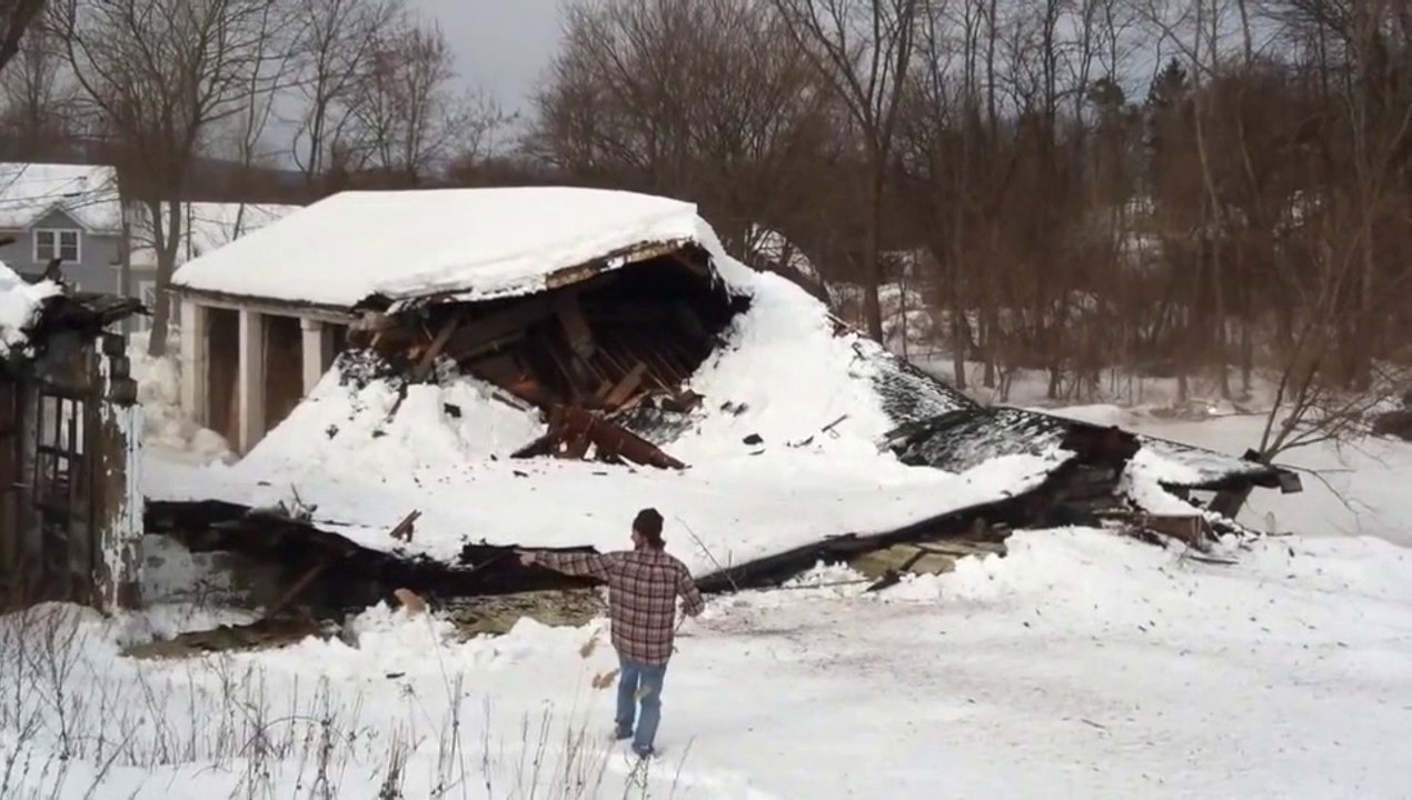 Man Causes Building Collapse by Jumping
