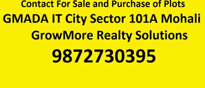 Gmada IT City Sector 101 A Mohali 9872730395