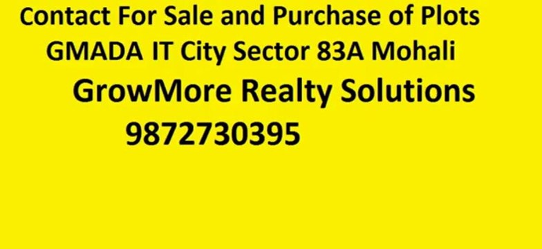 Gmada IT City Sector 83 A Mohali 9872730395