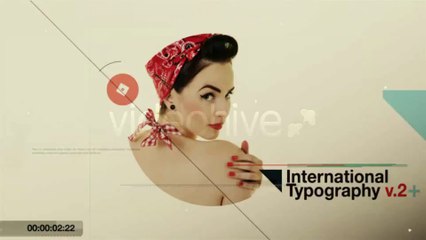 International Typography v.2 - After Effects Template