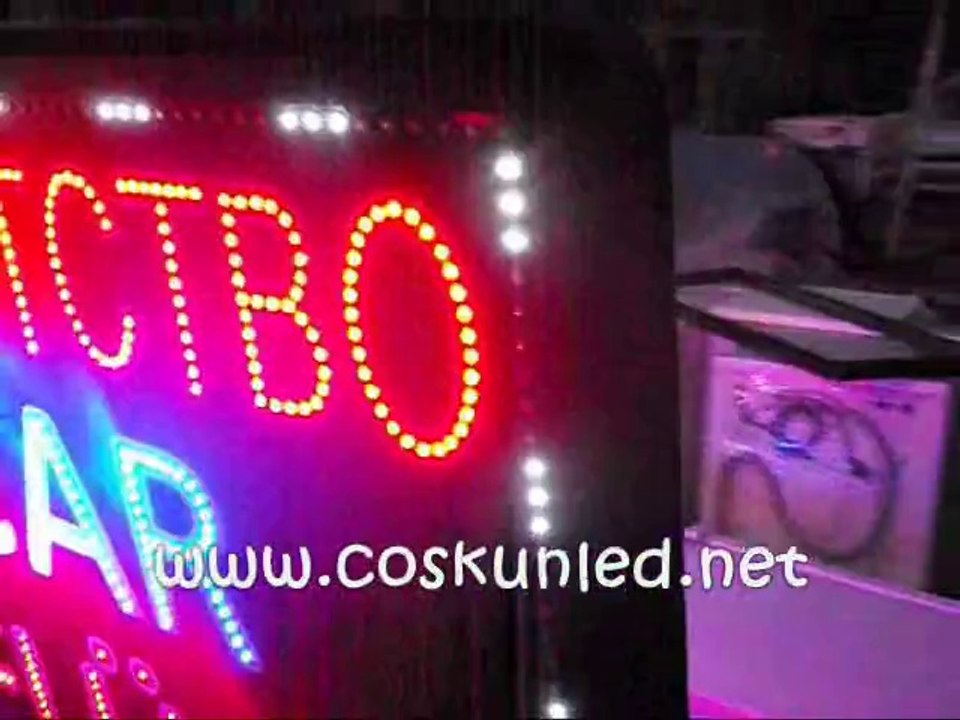 çift yönlü Led tabela