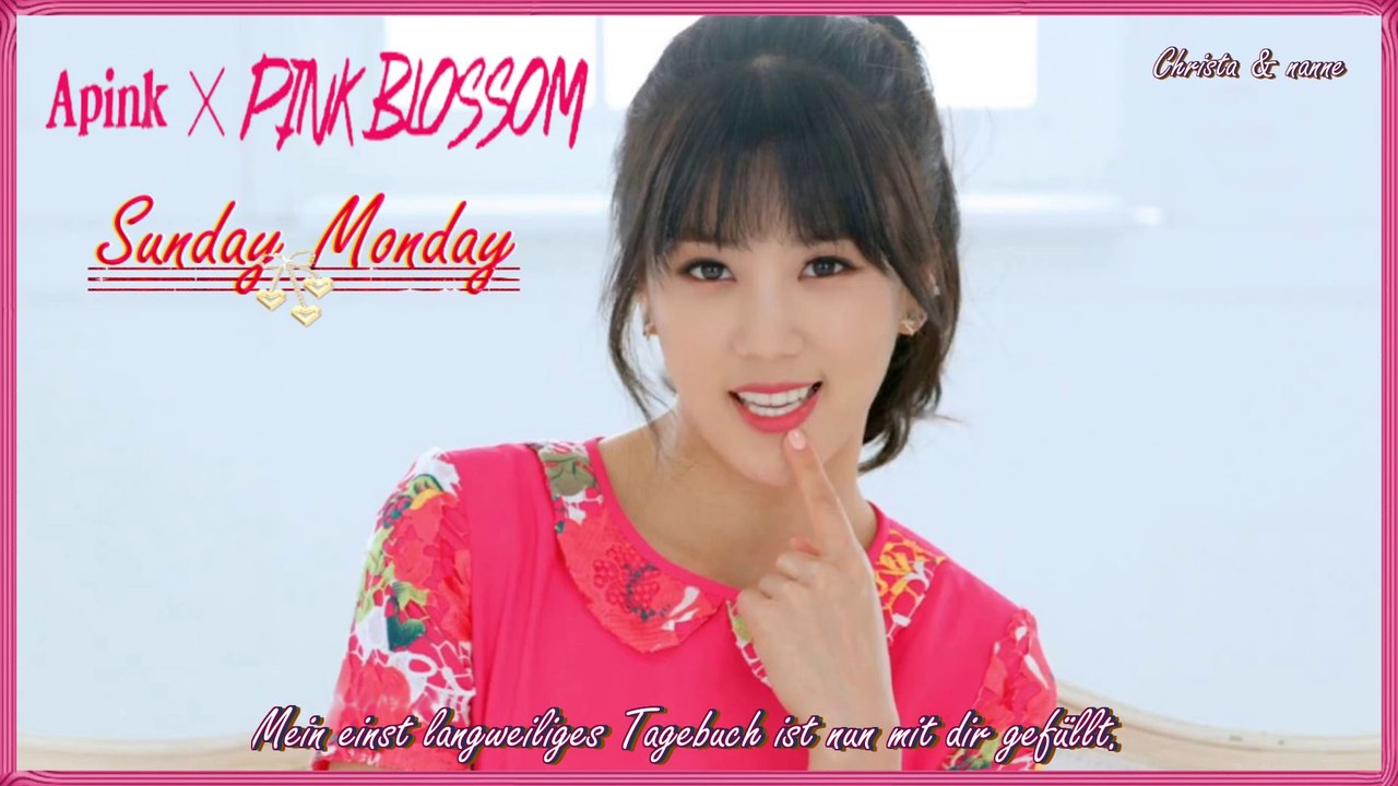 Apink - Sunday Monday k-pop[german sub] Mini Album - Pink Blossom