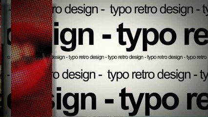 Typo Retro Design - After Effects Template