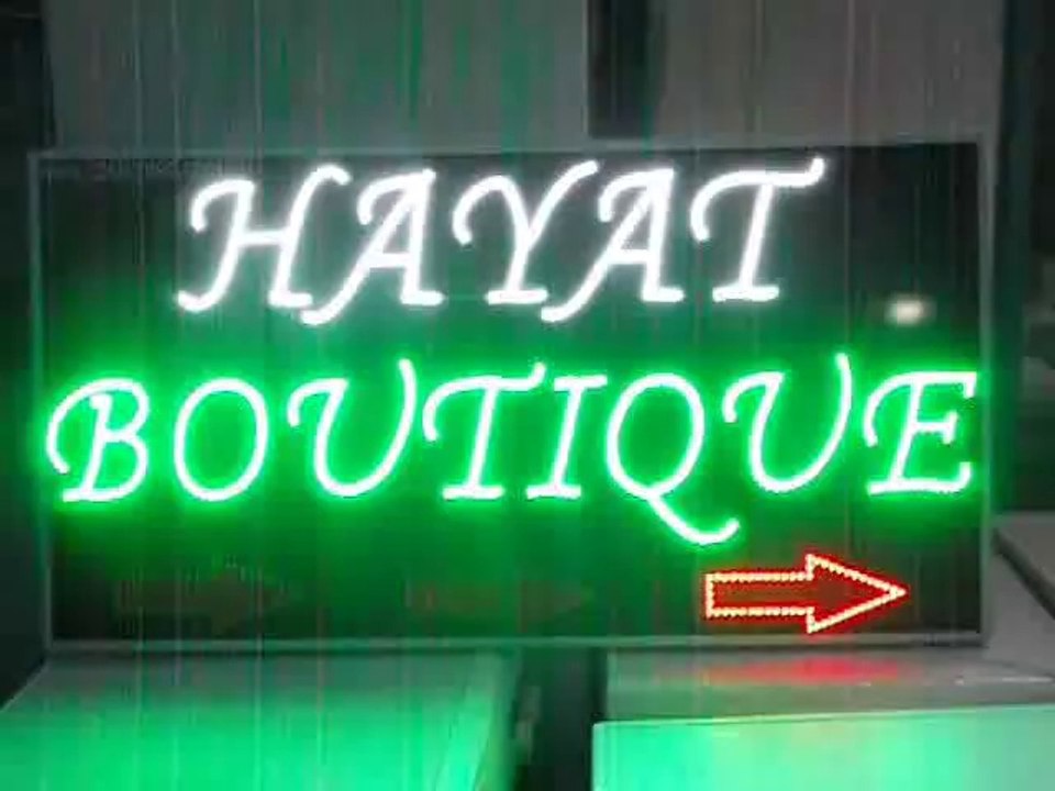 Led tabela butik