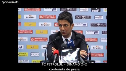 FC PETROLUL-DINAMO 2-2 conferinta de presa