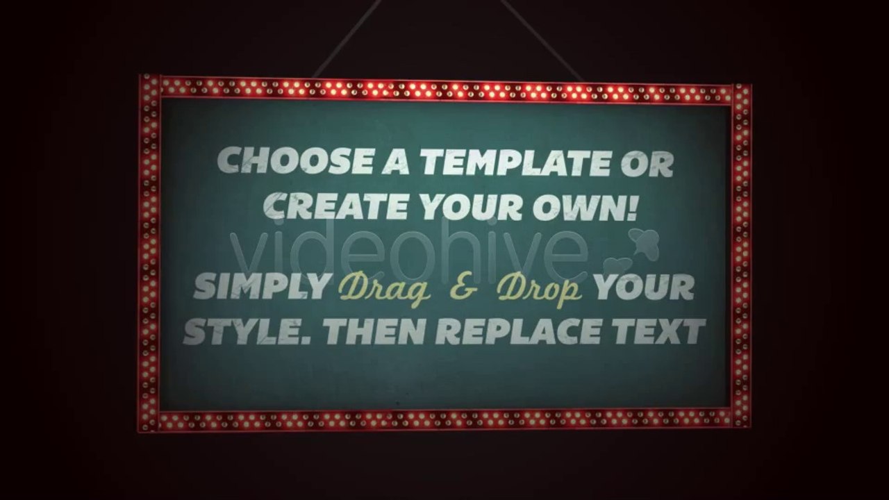 Swinging Sign - After Effects Template