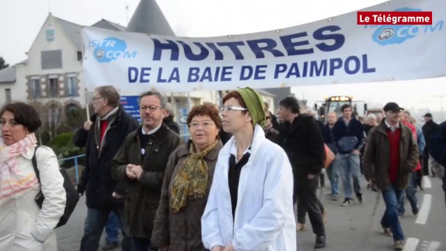 Paimpol. Ostréiculteurs et élus défilent pour défendre Boulgueff