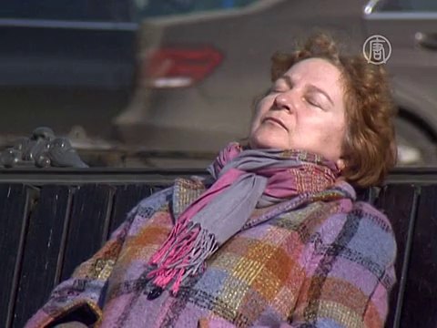 На 1 апреля в Москве выпал снег