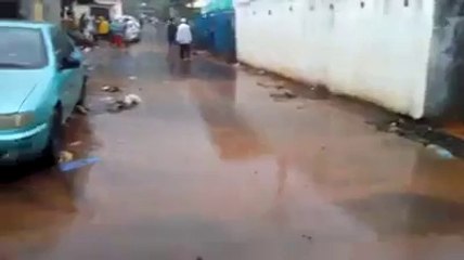 Acoua sous les effets de la Tempête "Hellen"