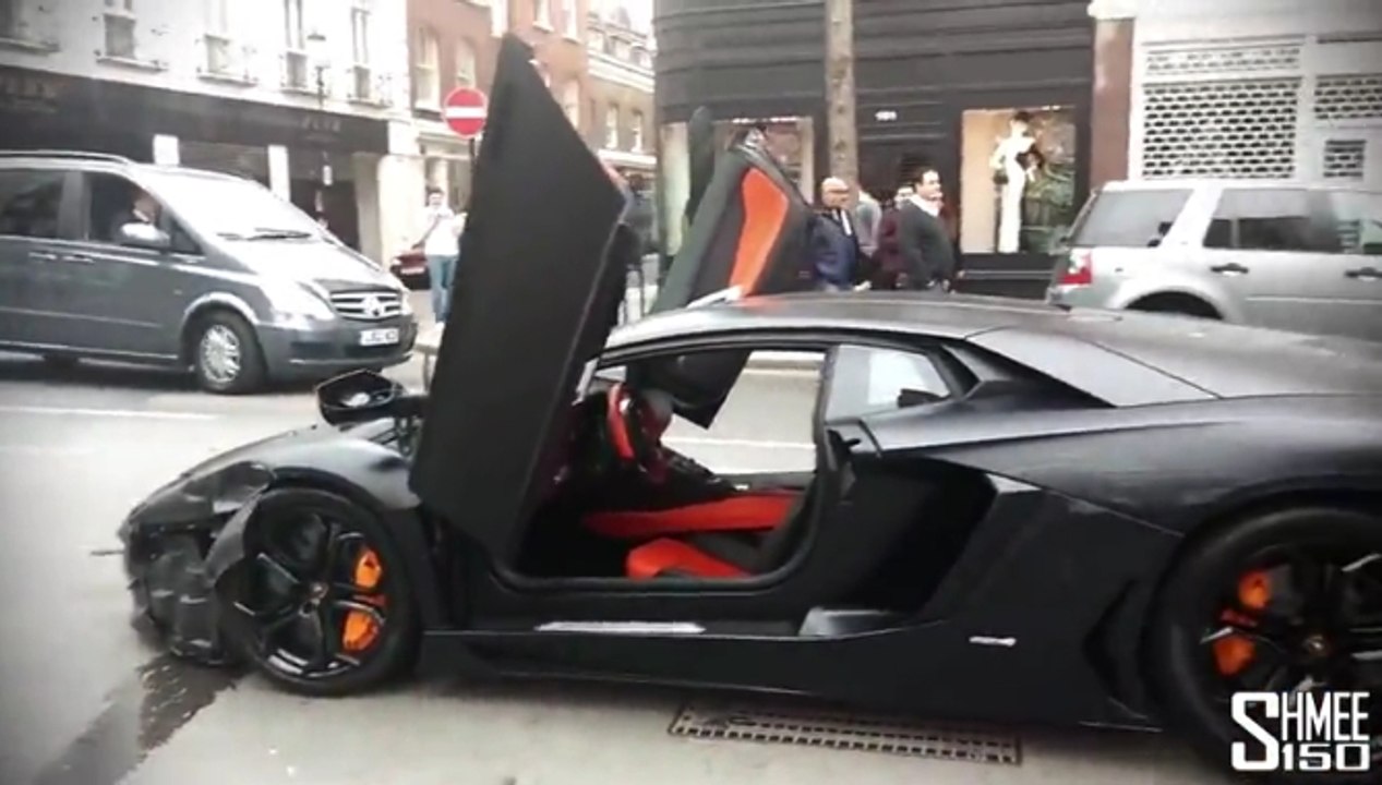 Il détruit sa superbe Lamborghini : quel idiot !
