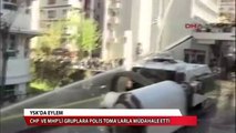 YSK önünde TOMA'lı müdahale