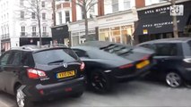Le crash stupide d'un propriétaire de Lamborghini à Londres