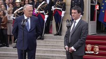 Passation de pouvoir Valls-Ayrault : 