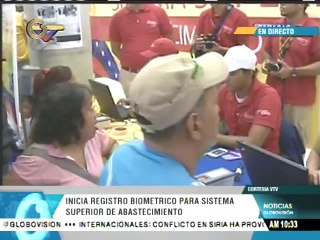 Inicia el registro biométrico para el Sistema Superior de Abastecimiento