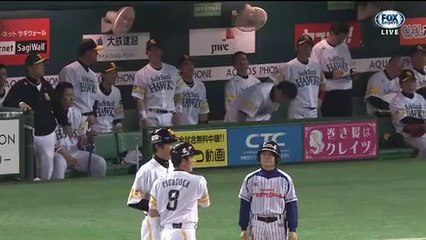 Debut 1 de Abril 2014 Luis Mendoza vs Softbank Hawks - Inning 3