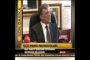 Abdullah Gül: Polisin elinde silah yok! jop yok! Bunları ancak siz Madrid’de, New York’taki polislerde görürsünüz!!
