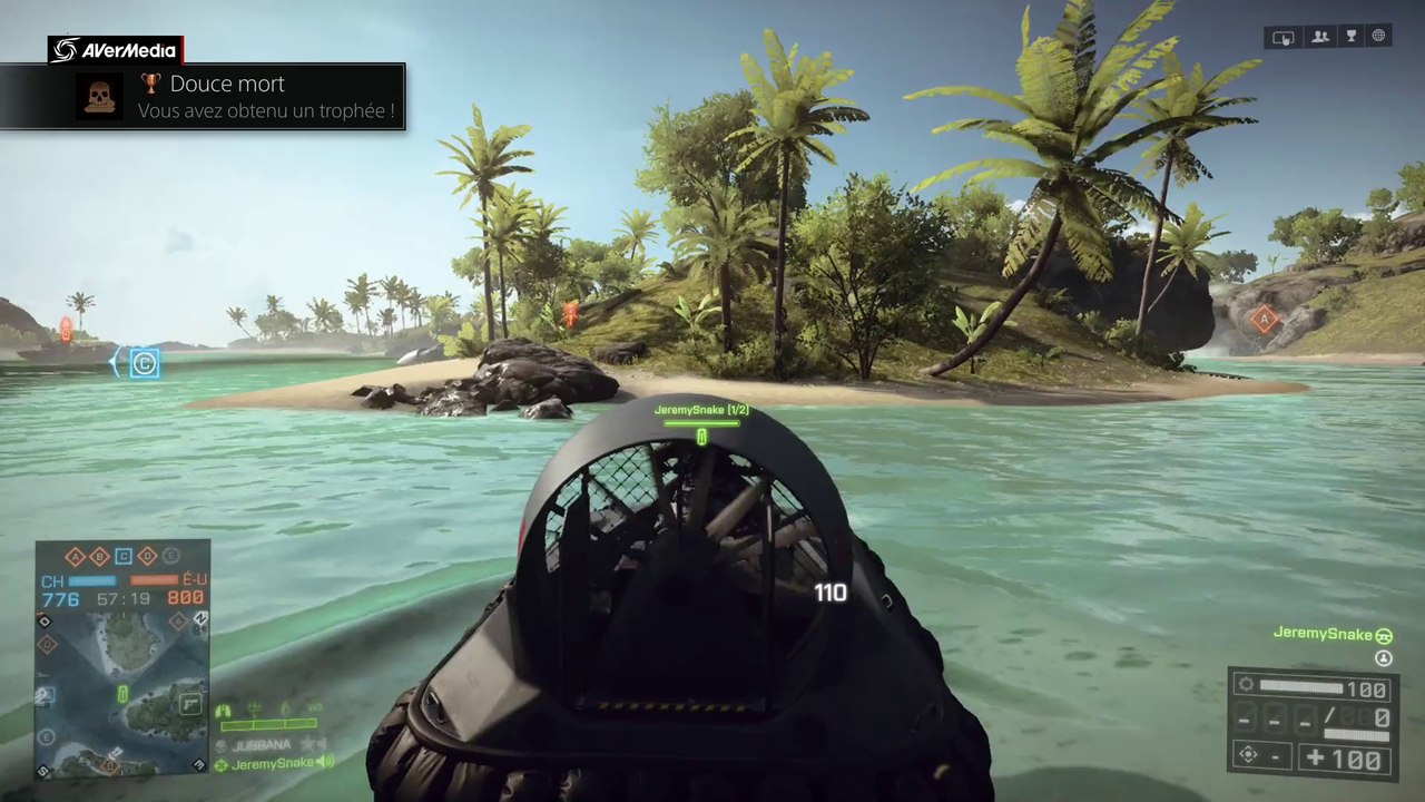 Battlefield 4 Naval Strike trophée Douce mort