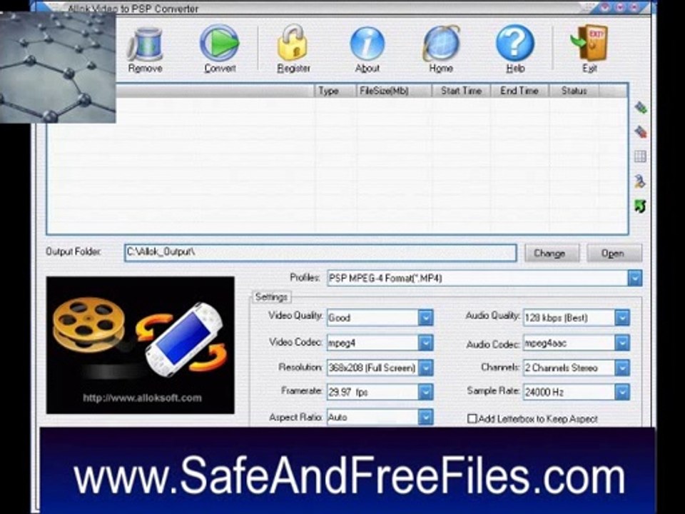 Allok WMV to AVI MPEG DVD WMV Converter 4.6 Serial Code Free Download