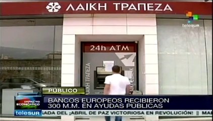 Dinero de contribuyentes salva bancos europeos