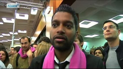 Municipales: les réactions des militants (Strasbourg)