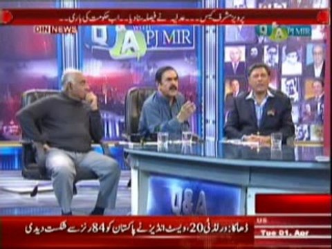 Q & A with PJ Mir (Hukumat Talbaan Muzakrat Main Aihm Peshraft Jari ) 1st April 2014 Part-2