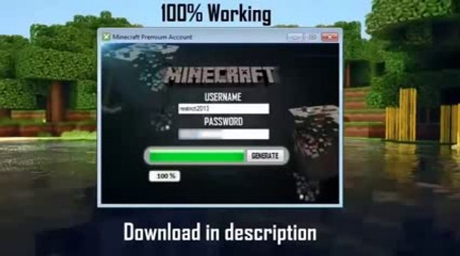 Minecraft Premium Account Generator New Update April 2014] Minecraft Premium Account List