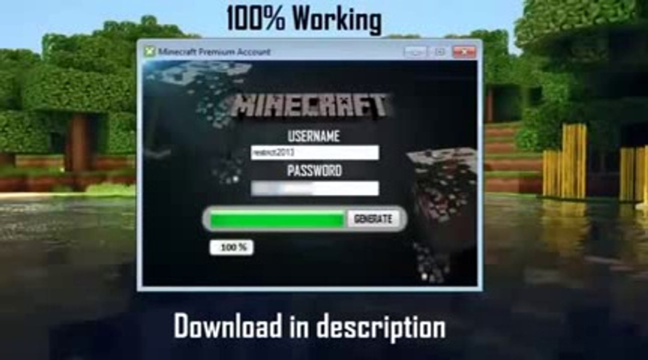 Minecraft Premium Account Generator New Update April 2014] Minecraft Premium Account List