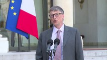 Bill Gates reçu par François Hollande à l'Elysée