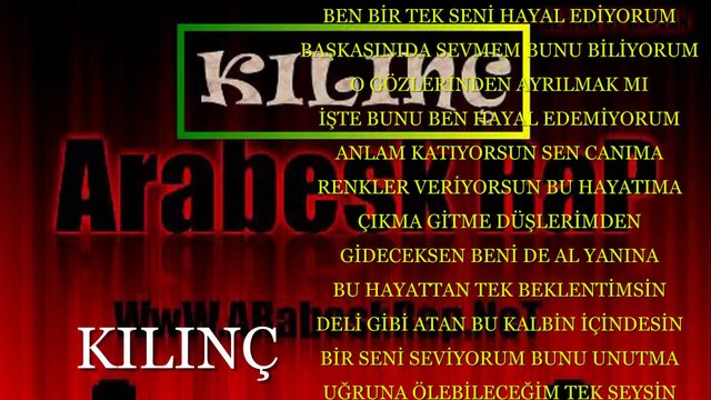 Kılınç-[Alışırım]ERBAA 2014 Arabesk Rap