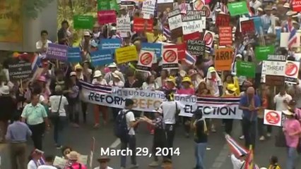 Anti-government protester killed in Thailand