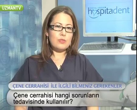 Çene cerrahisi hangi sorunların tedavisinde kullanılır?