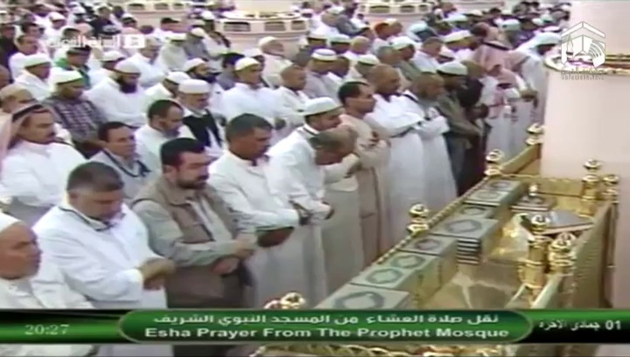 1st April 2014 Madeenah 'Isha led by Sheikh Thubayty