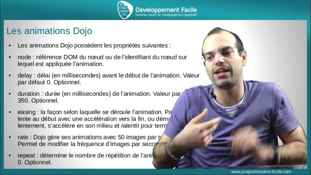 Comment creer des animations avec le framework dojo