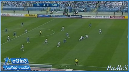 الهدف الرابع ناصر الشمراني - الهلال × السد