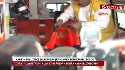 Başkan kurayla seçilince yakını kalp krizi geçirdi