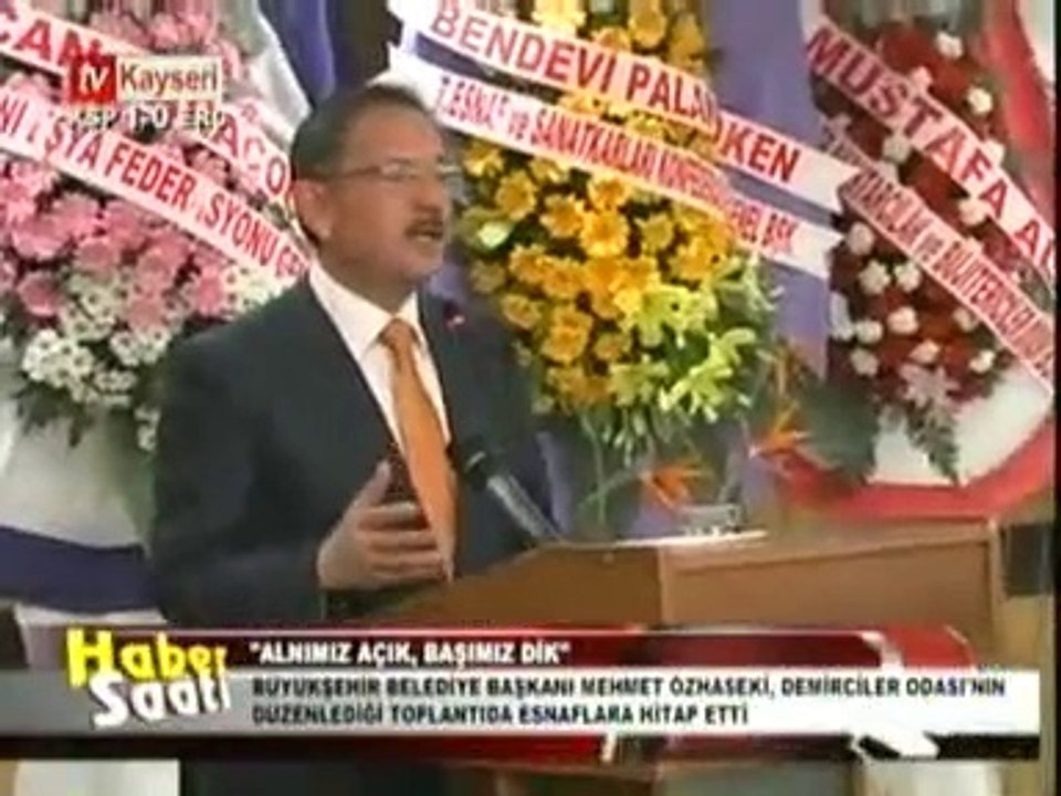 Kayseri Demirciler Odası Toplantısı ve Esnaflar -. Mustafa Elitaş , Bendevi Palandöken