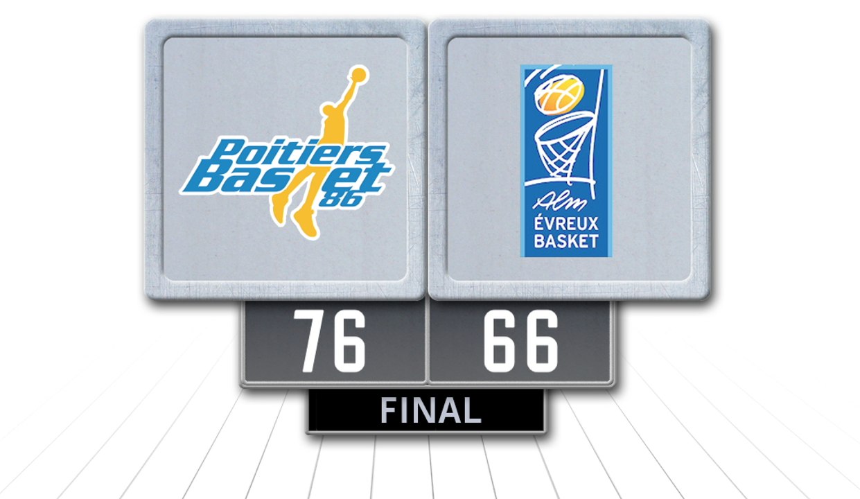 Basket, Pro B : Poitiers - Evreux (2013-2014)