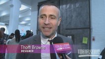Thom Browne Fall 2014 backstage, interviews and runway | Videofashion