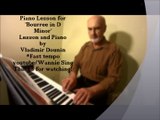 Piano Lesson- Musical and Technical mistakes by students (Bourree in D minor) -Vladimir Dounin