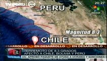 Autoridades de Chile evacúan sus costa luego de terremoto