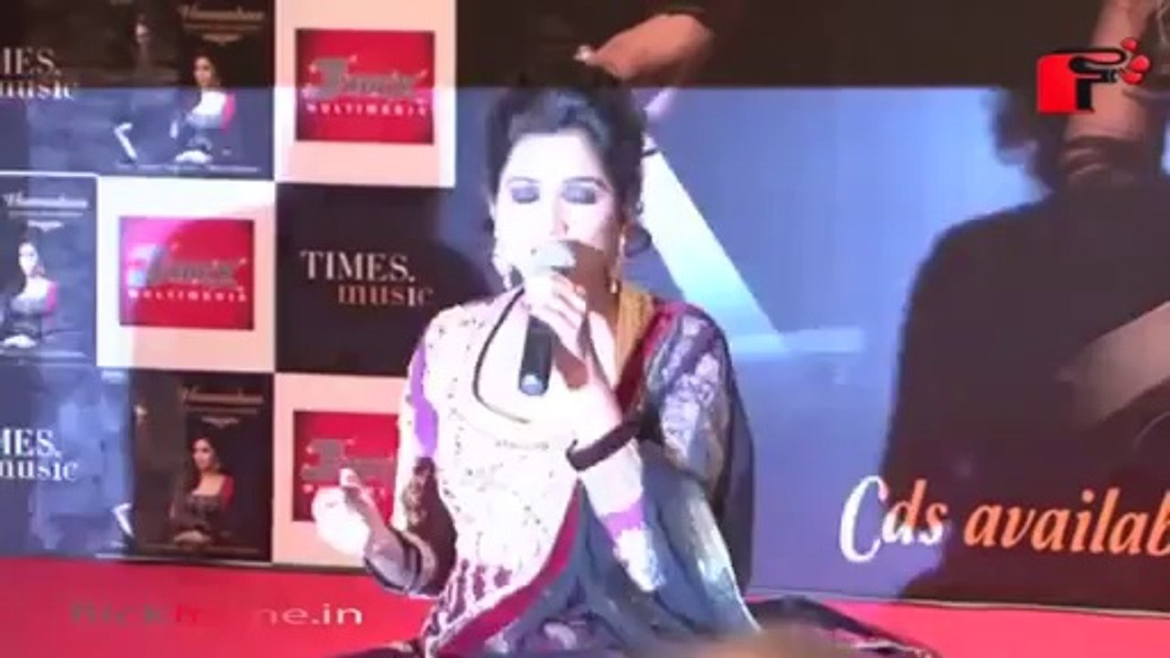 Shreya Ghosal launches her first Gazal