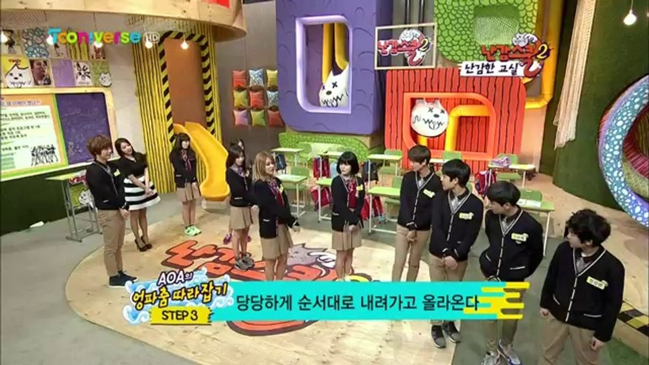 140328 MBLAQ Mir & AOA - 투니버스 난감스쿨2 (Nangam School 2) [360p]