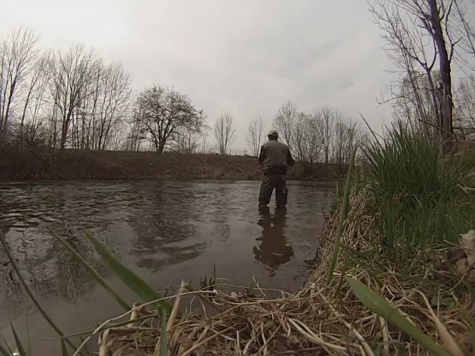 Pêche du chevesne au printemps aux leurres