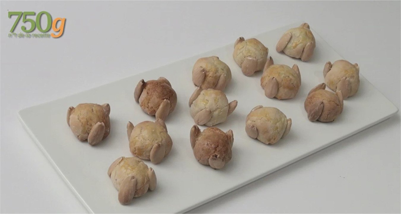 Recette de Petits fours aux amandes ou Bethmäennchen - 750 Grammes