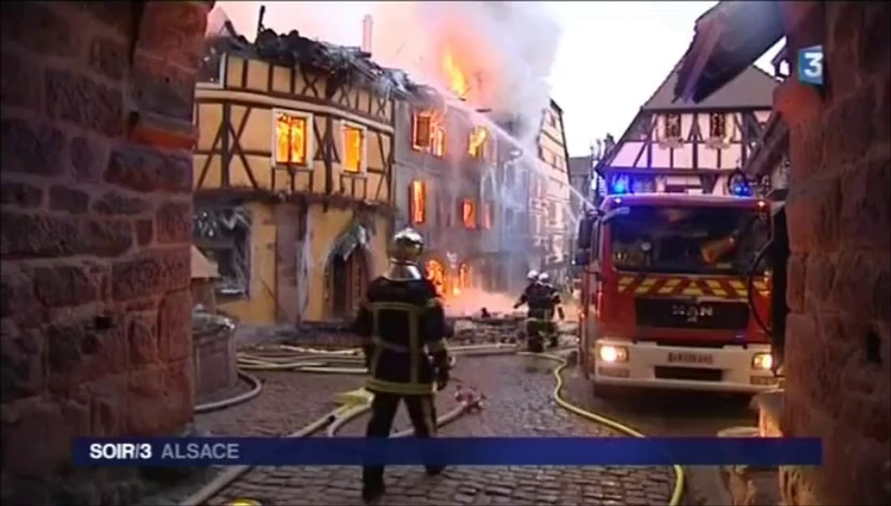 Incendie à Riquewhir du 01-01.2014